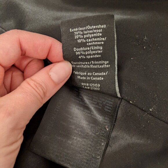 Mackage women's black wool coat in size medium - Picture 5 of 13